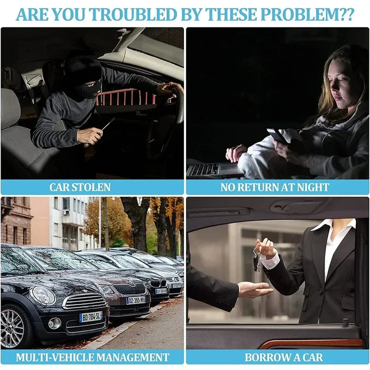 Micro magnetic GPS tracker preventing vehicle theft with real-time tracking for cars and motorcycles.