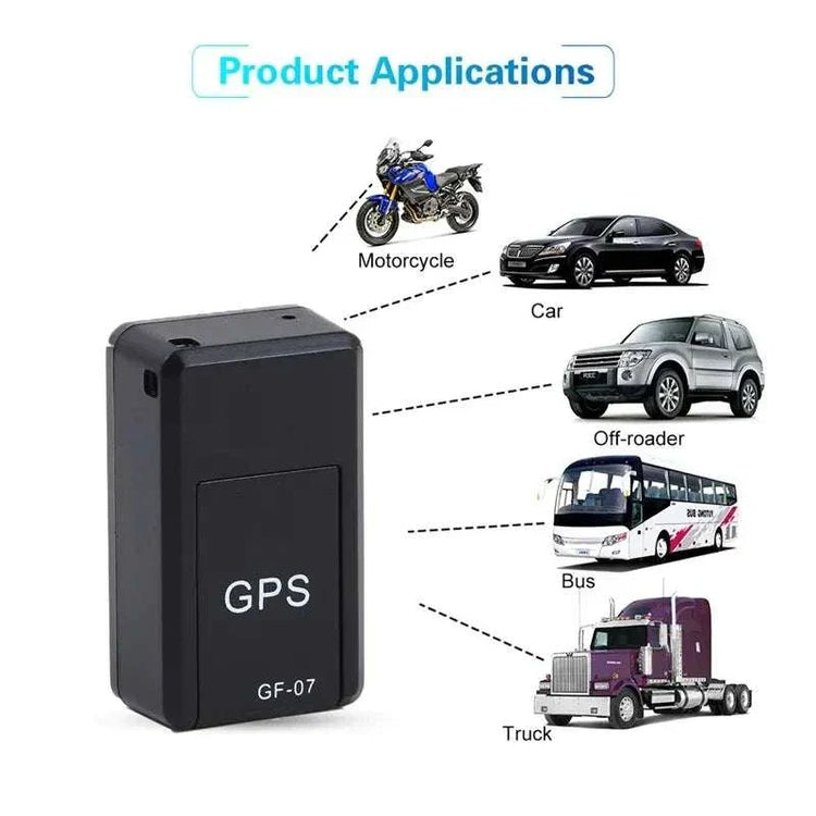 Universal Tracking Device GF07 Mini Magnetic GPS Car Tracker for Motorcycle, Car, Off-roader, Bus, and Truck Real Time Tracking