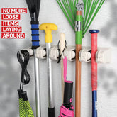 1 -Tier Cabinet-Mount Gray Plastic Mop