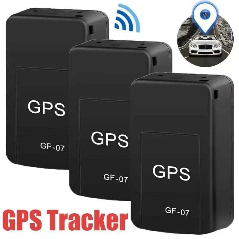 Compact universal GPS tracking devices GF-07 mini car trackers with magnetic attachment for real-time location monitoring