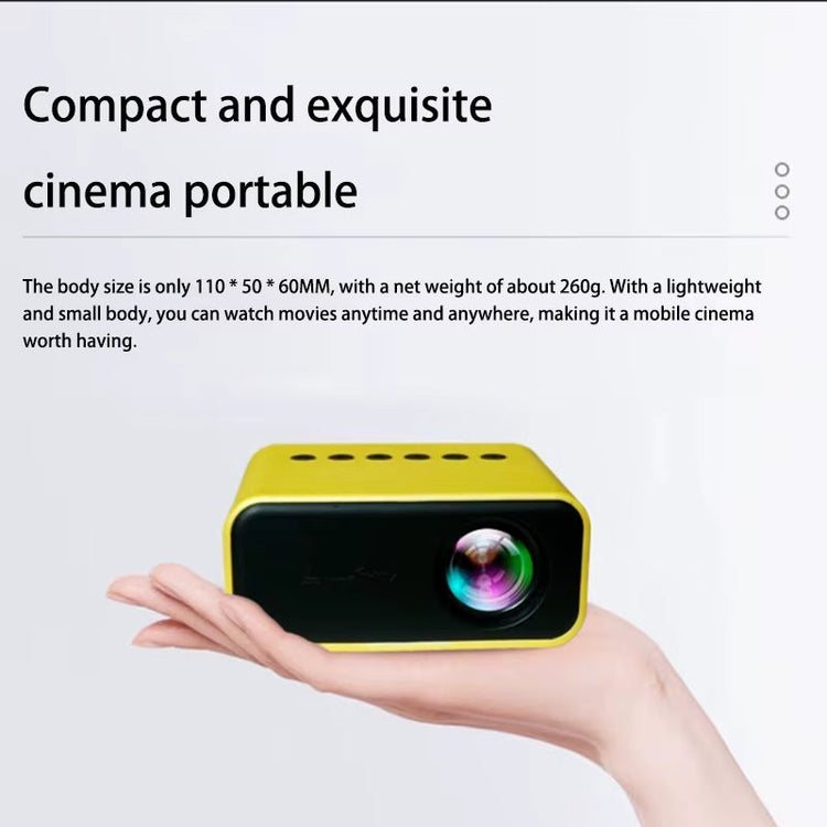 Xiaomi Mini Projector Portable Home Projector 8K HD Projector Indoor Entertainment Bedroom Game Theater Children&