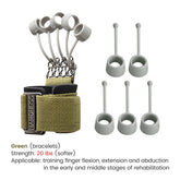 Hand Resistance Bands Finger Stretcher Extensor Exerciser Grip Strengthener US